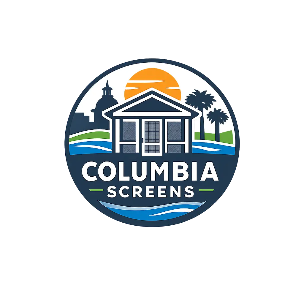 Columbia Screens logo for screen enclosure services in Columbia, SC
